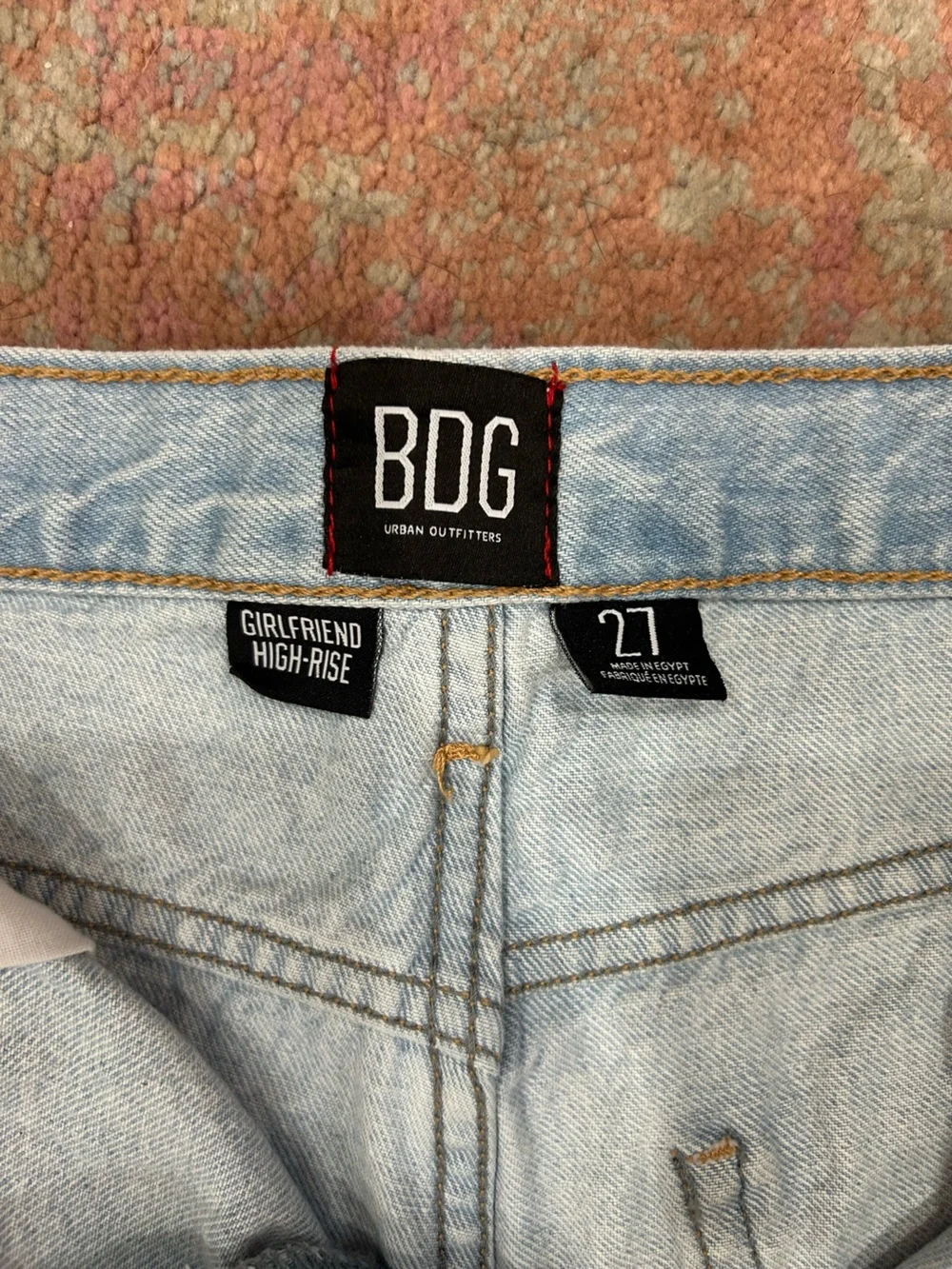 BDG Urban Outfitters Girlfriend High-Rise Denim Shorts- 27